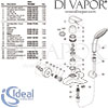 Ideal Standard Tesi Exposed Bath Shower Mixer Spares